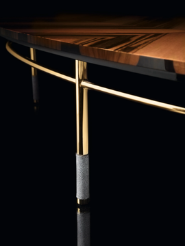 TOBIA - Round wooden coffee table by Former In Italia - view 3